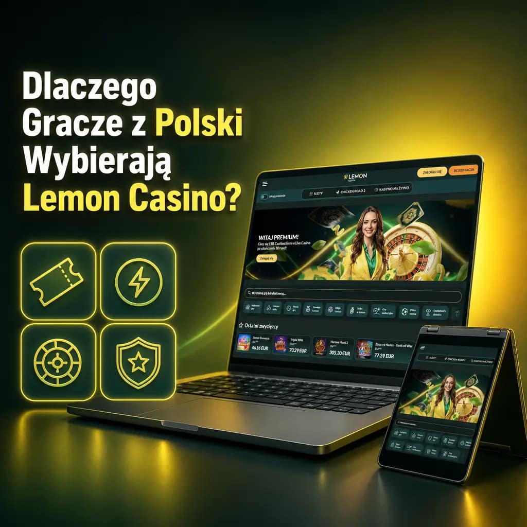Lemon Casino – bonusy, gry i płatności BLIK w PLN dla polskich graczy