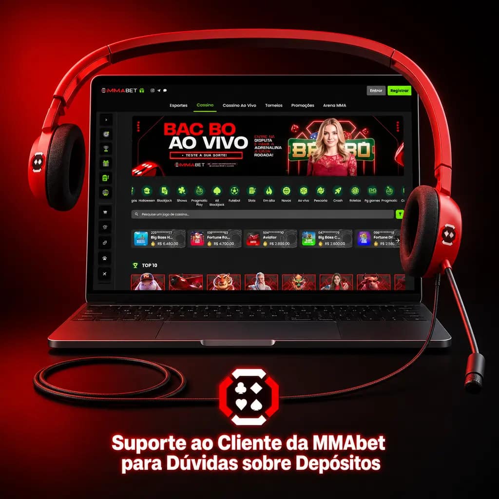 Canais de suporte ao cliente MMAbet para depósitos