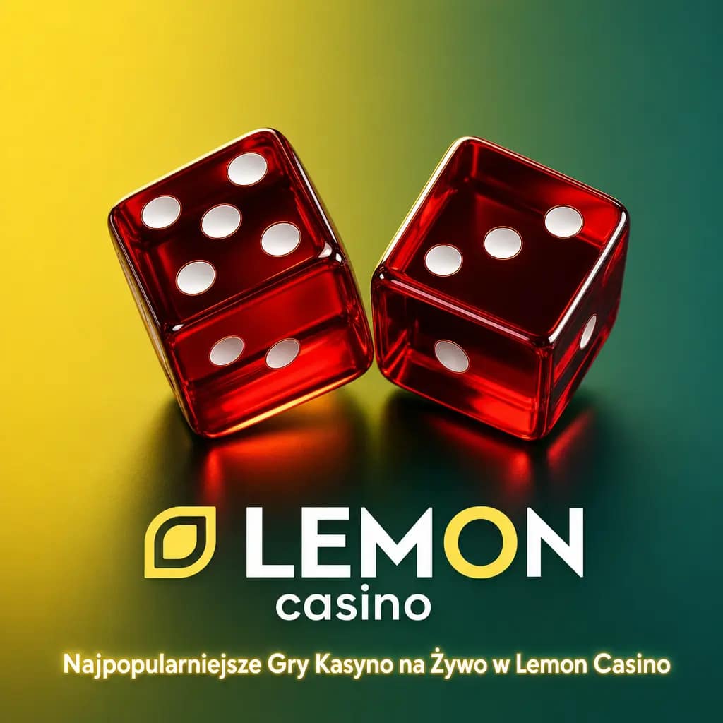 Popularne gry kasyno na żywo w Lemon Casino od Evolution i Pragmatic Play Live z wysokim RTP
