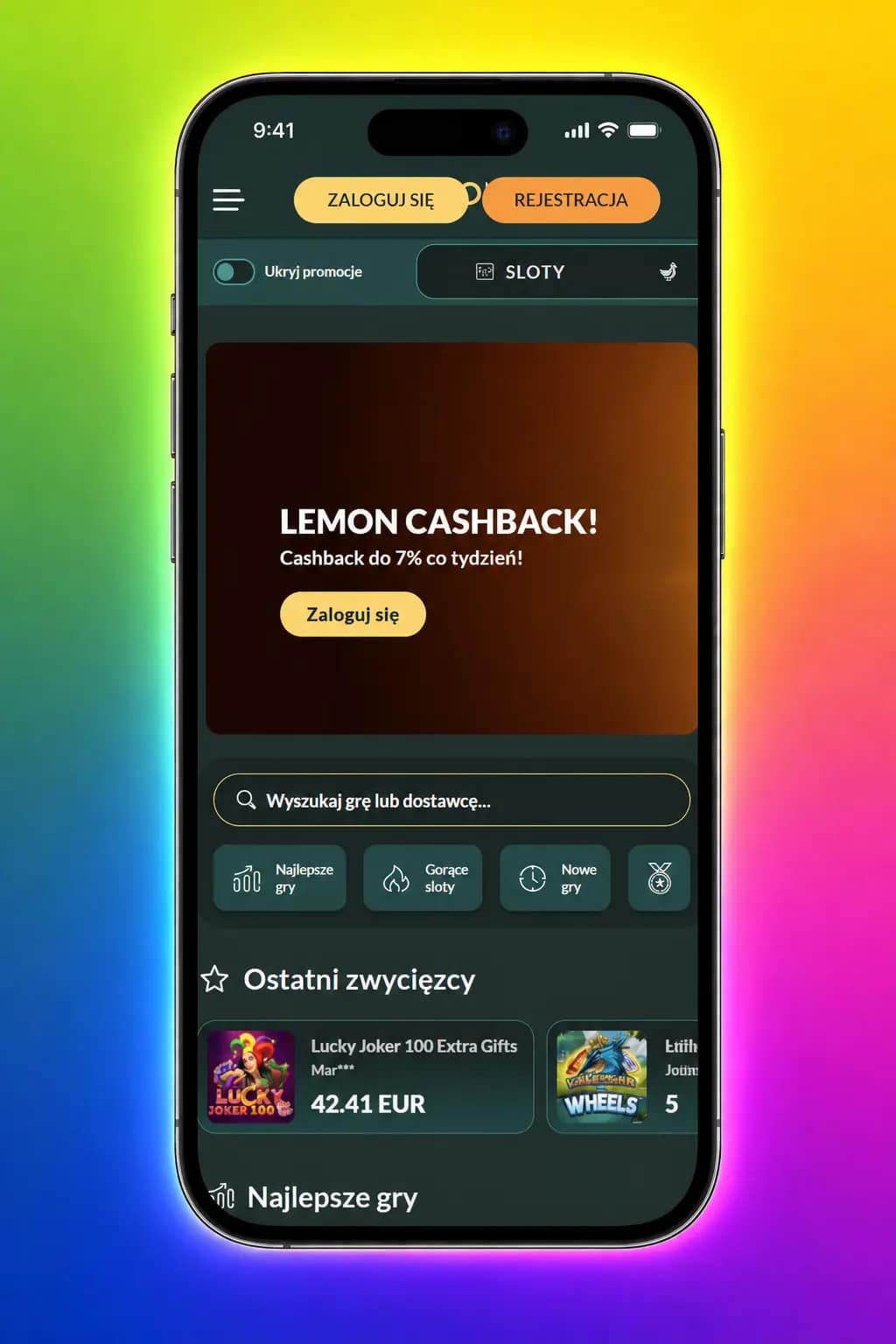Logowanie do Lemon Casino przez aplikację mobilną na Android i iOS – szybki dostęp jednym dotknięciem