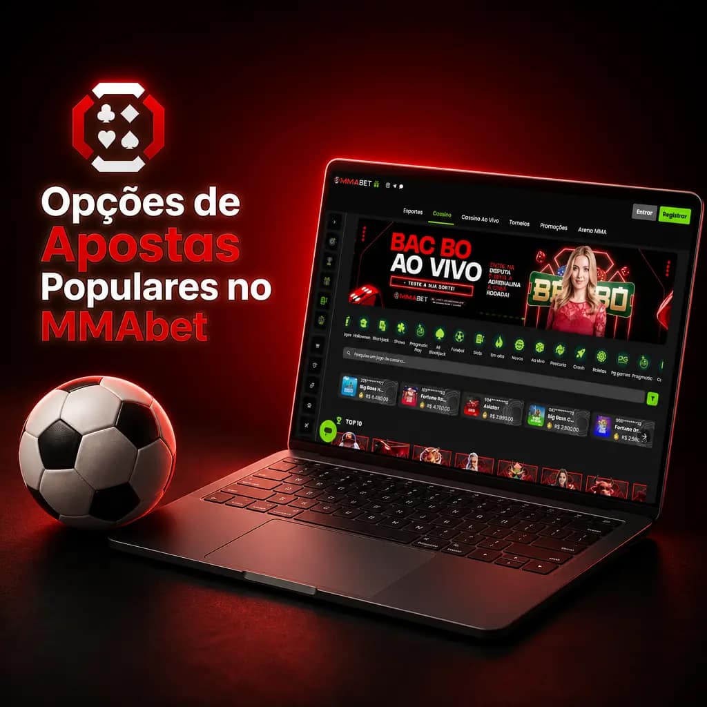 Opções de apostas populares no MMAbet