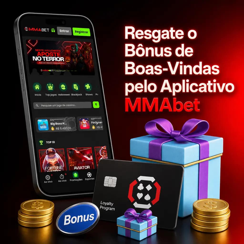 Aplicativo MMAbet com bônus de boas-vindas