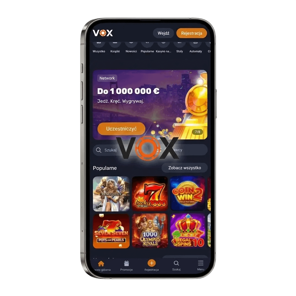 Recenzja aplikacji gaming app vox casino z wypłatą blik dla polskich graczy