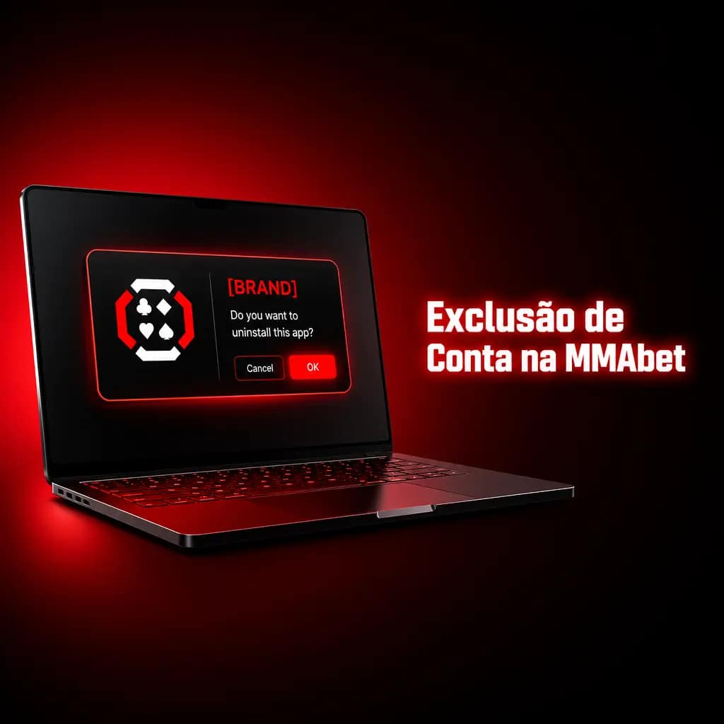 Passos para excluir conta na MMAbet