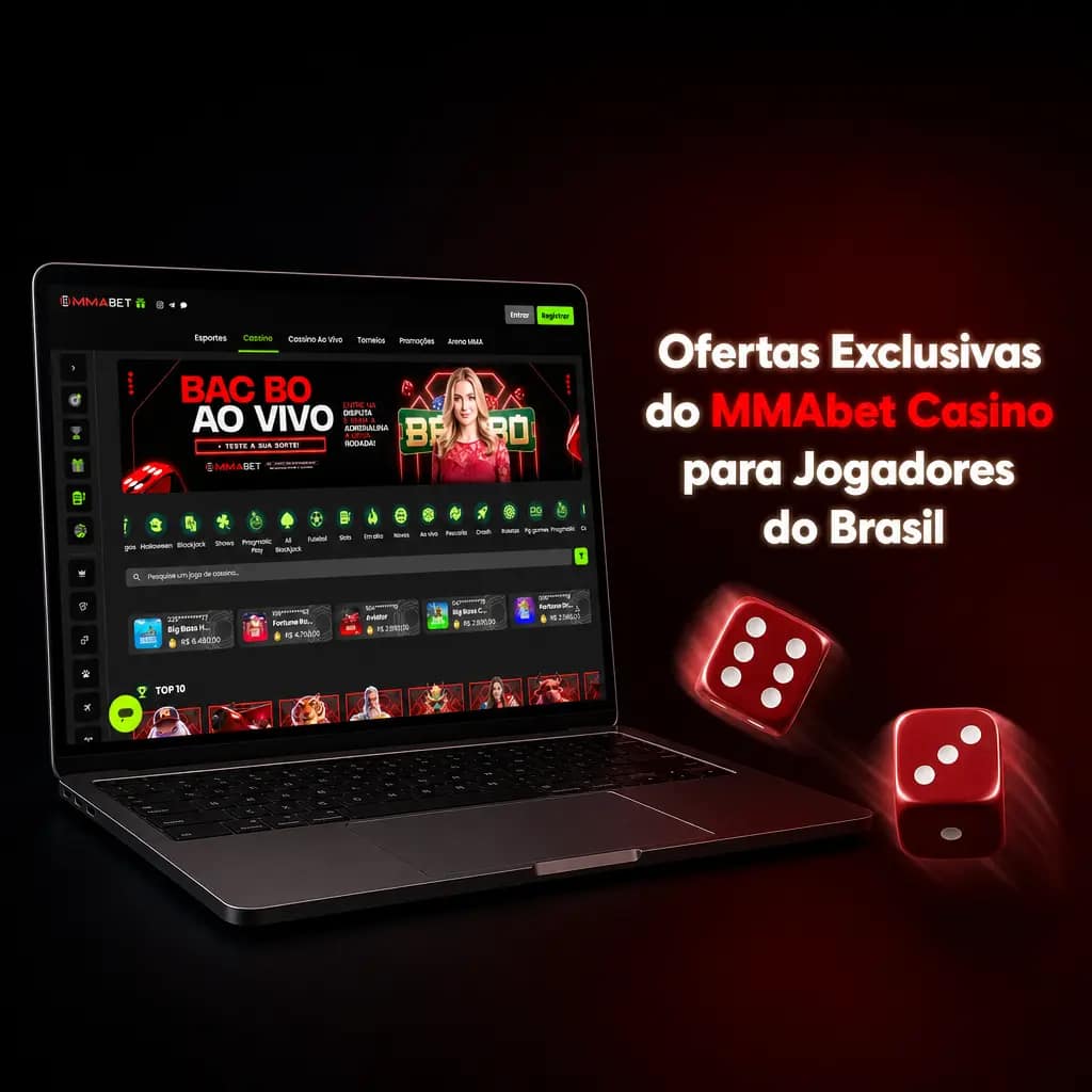 Ofertas e bônus exclusivos do MMAbet Casino para jogadores brasileiros