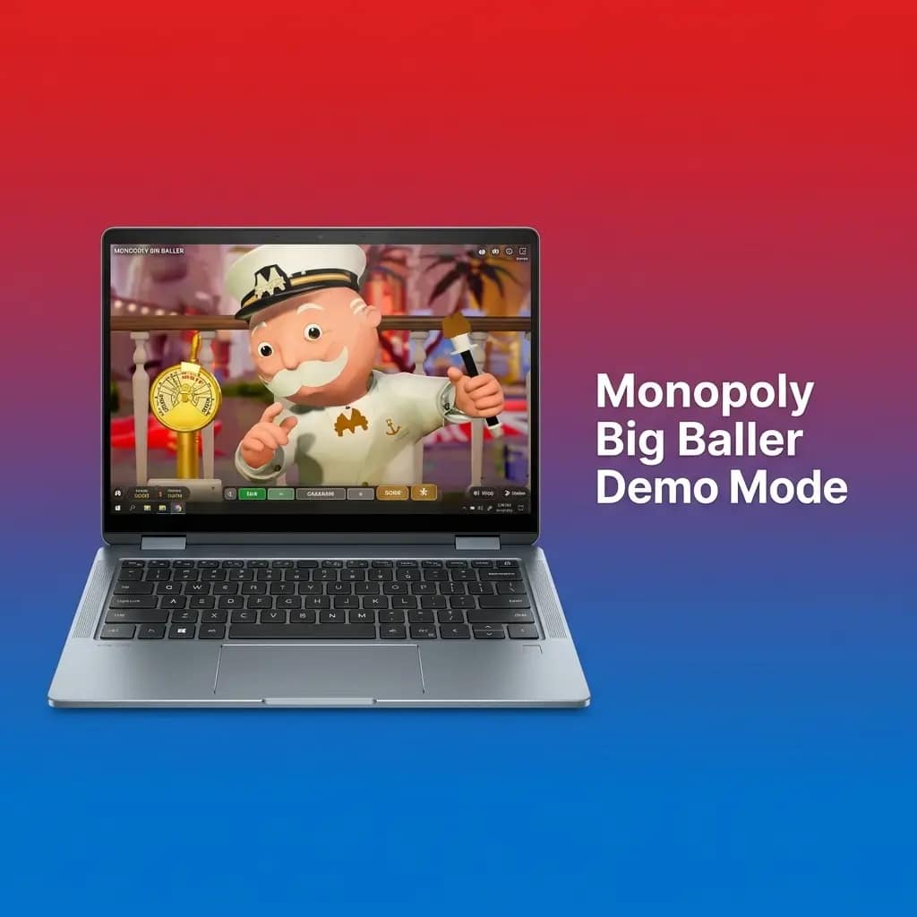 Monopoly Big Baller demo mode gameplay screen