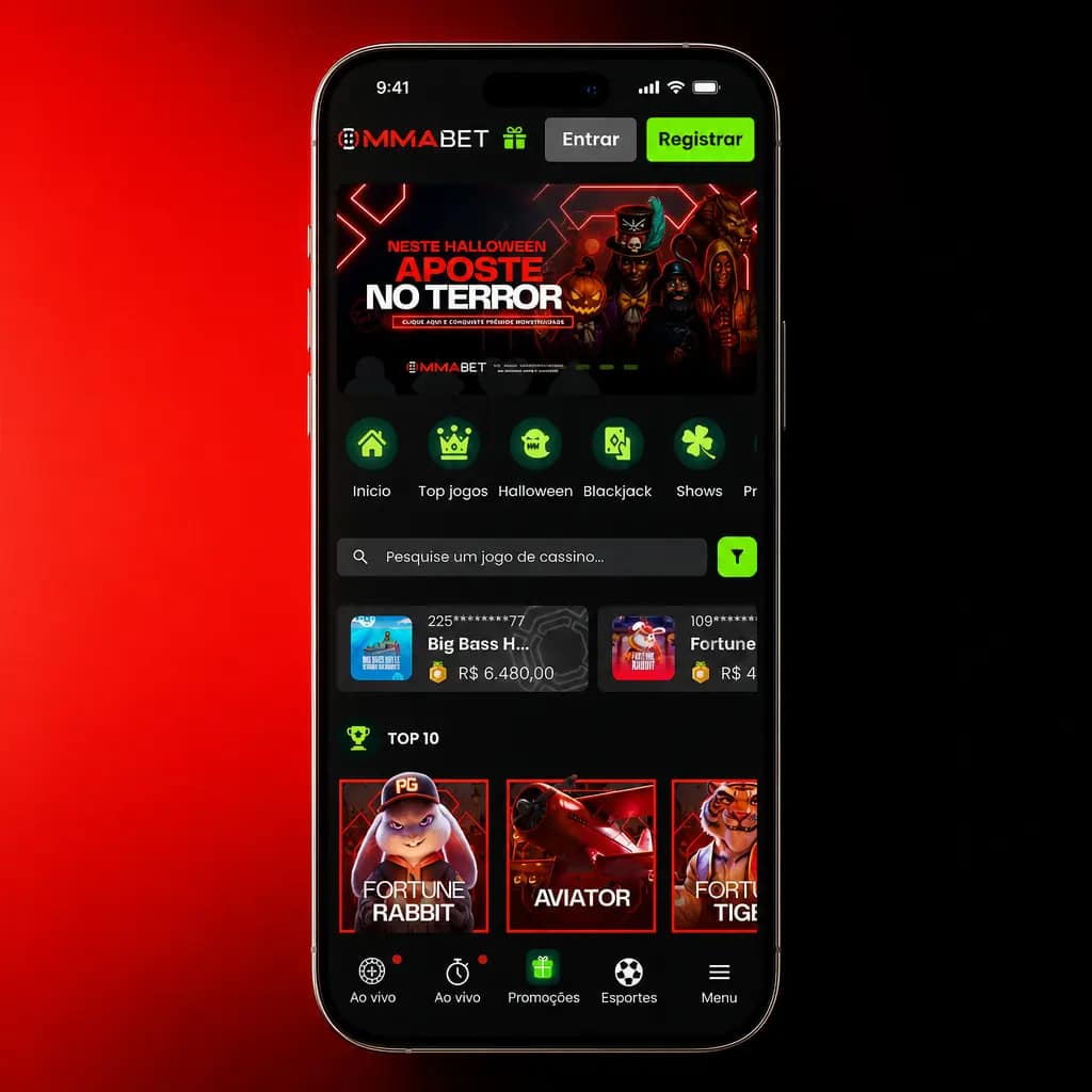 Tela de login MMAbet com campos de e-mail, senha e autenticação em dois fatores para acessar a conta